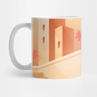 Boho travel art. Egypt, Morocco Mug